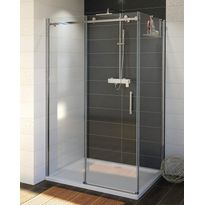 Suihkunurkka Interia Dragon Rectangular GD46, kulmikas, kirkas lasi, oikea/vasen, kromi, eri kokoja