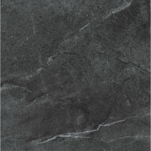 Lattialaatta GoldenTile Dark Rock, 60x60cm, musta
