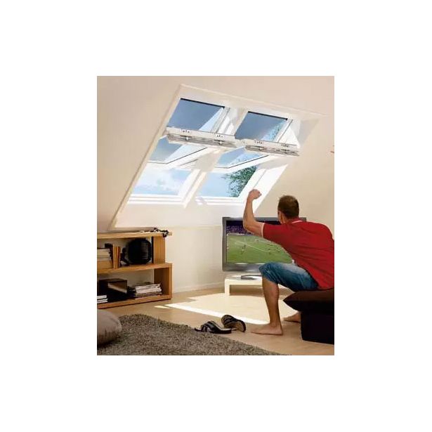 Kattoikkuna Velux TripleProtect käsikäyttöinen lapeikkuna 78 cm x 98 cm