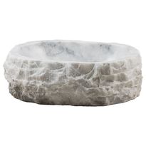 Pesuallas GemLook GL369, marmori, tasolle asennettava, ei hananreikää, 450x350x140 mm