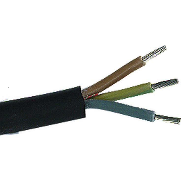 Kumikaapeli Gelia VSEN 3x1.5 S H07RN-F, 5m, musta
