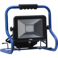 Työvalaisin Gelia T50S, LED, lattiajalustalla + 2-os. pistorasialla
