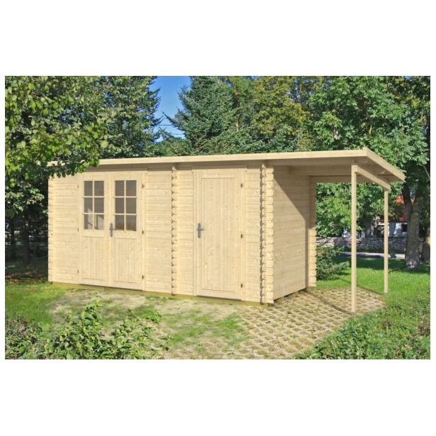 Pihamökki Tene Gloria F + katos SD150, 10.4m²