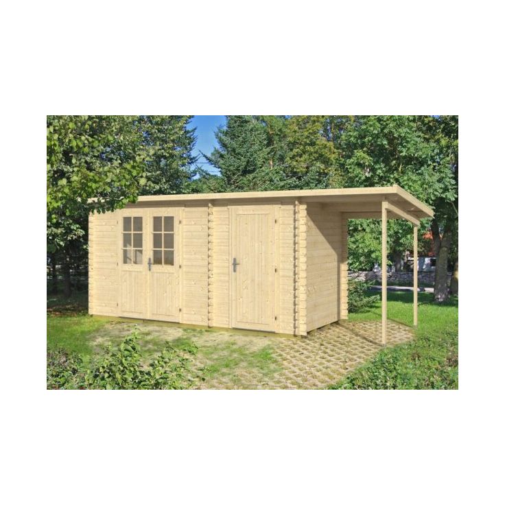 Pihamökki Tene Gloria F + katos SD150, 10.4m²