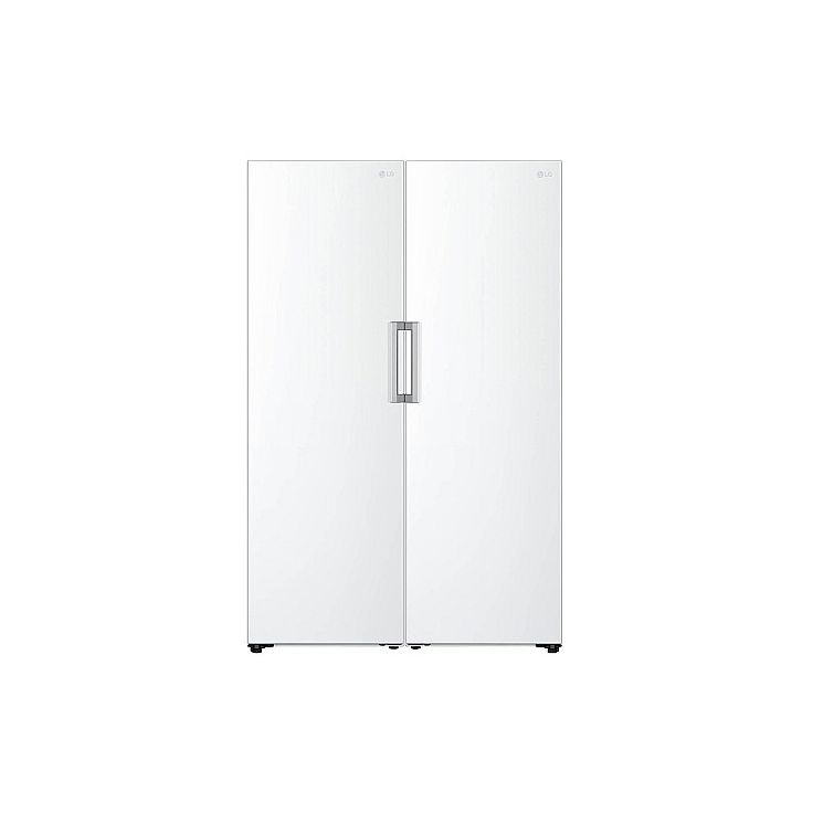 Jääkaappi- ja pakastinpaketti LG GLT51SWGSZ + GFT41SWGSZ, valkoinen