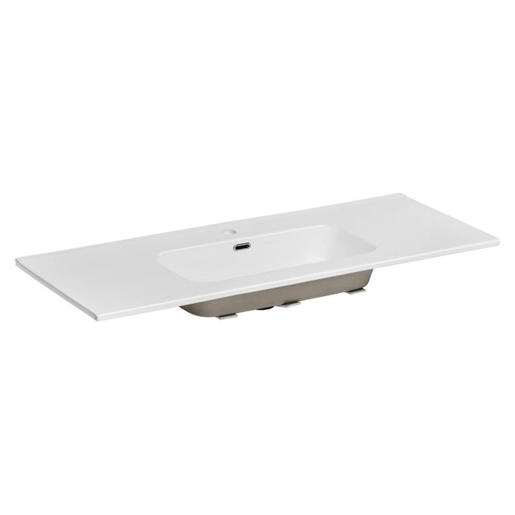 Pesuallas Interia 121x46x17 cm, valkoinen