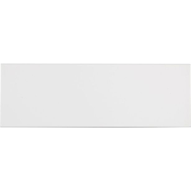 Seinälaatta Arredo Color 10x30cm, matta, valkoinen