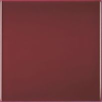 Seinälaatta Arredo Color Burdeos 10x10cm, kiiltävä, punainen