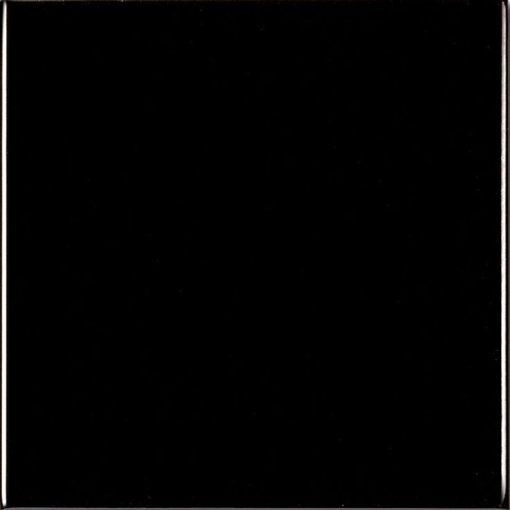 Seinälaatta Arredo Color Negro 10x10cm, kiiltävä, musta