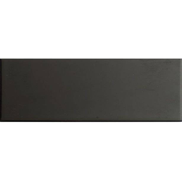Seinälaatta Arredo Color Negro 10x30cm, matta, musta