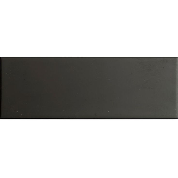 Seinälaatta Arredo Color Negro 10x30cm, matta, musta