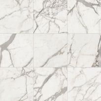 Lattialaatta Keope Elements Lux Calacatta 15x15cm, valkoinen