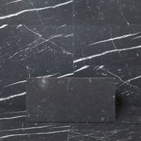Lattialaatta Arredo Nero Marquina 30.5x61cm, himmeä, musta