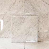 Lattialaatta Arredo Carrara C 61x61cm, kiillotettu, valkoinen