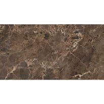 Lattialaatta Keope Elements Lux Emperador 30x60cm, ruskea