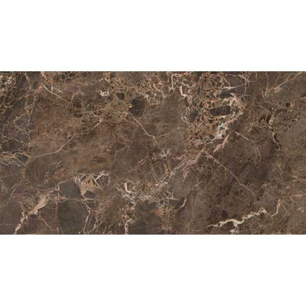 Lattialaatta Keope Elements Lux Emperador 30x60cm, ruskea