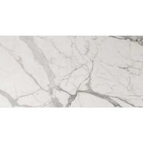 Lattialaatta Keope Elements Lux Calacatta 30x60cm, valkoinen
