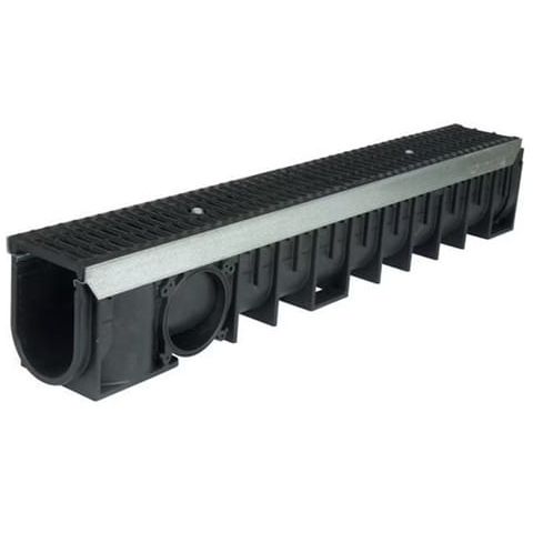 Vesikouru ritilällä Gop C-250, 1000x136 mm, musta