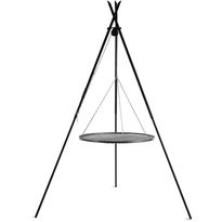Kolmijalkagrilli Gop CookKing, Ø60cm, korkeus 210 cm, raakateräs