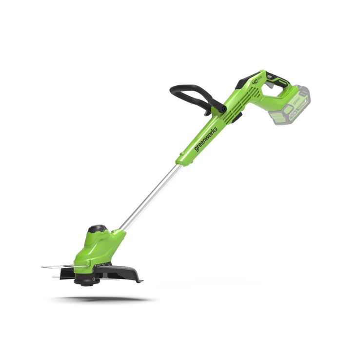 Akkutrimmeri Greenworks G40LTK, 40V, 2x2Ah akuilla