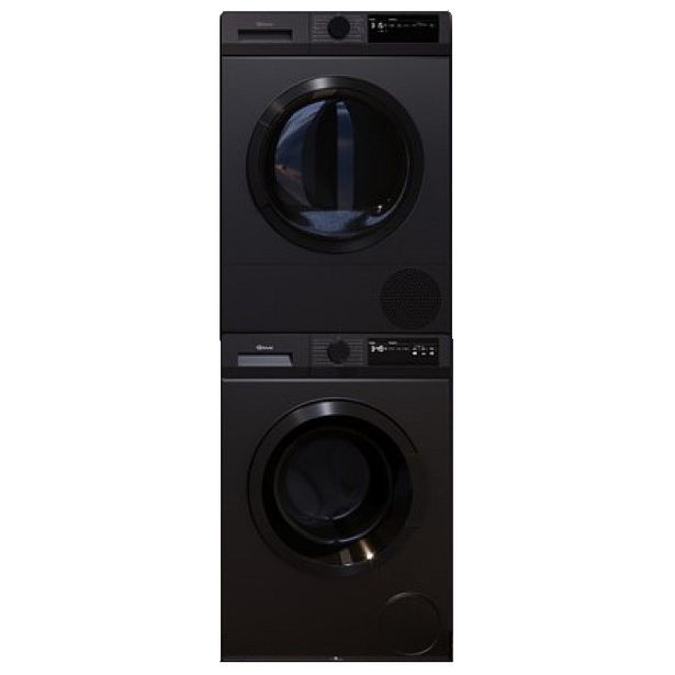 Pesukone ja kuivausrumpu Gram WDE 7181492BI TLS 785392BI, 8/8kg, musta