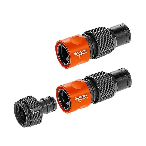 Hanaliitinsarja Gardena Profi Maxi-Flow, Ø19mm letkulle
