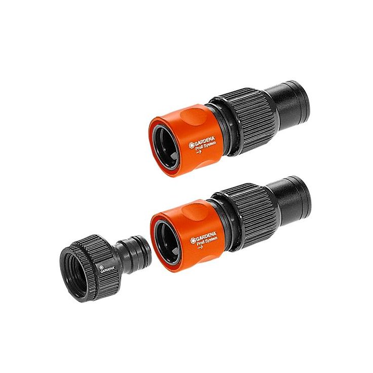 Hanaliitinsarja Gardena Profi Maxi-Flow, Ø19mm letkulle