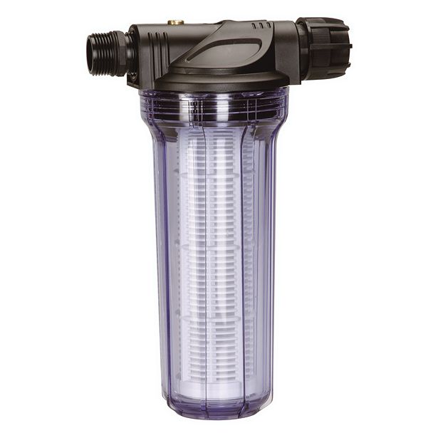 Esisuodatin Gardena 6000 l/h pumpun ja imuletkun väliin