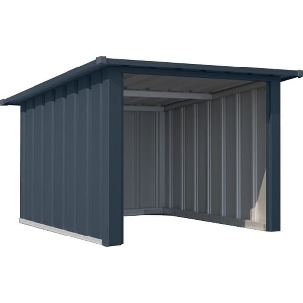 Green Land robottiruohonleikkurin katos L viistokatolla