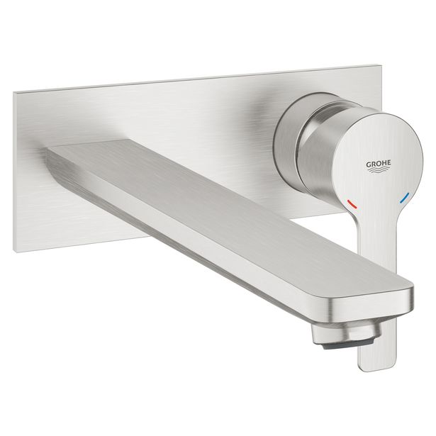 Pesuallashana Grohe Lineare 23444DC1, piiloasennus, kaksireikäinen, L, teräs