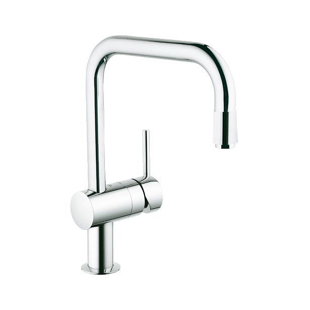 Keittiöhana Grohe Minta, ulosvedettävä poresuutin, J-juoksuputki (32067000)