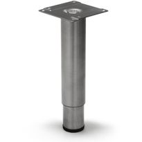 Kalustejalka Grip Rim, 130-240mm, harjattu ruostumaton teräs