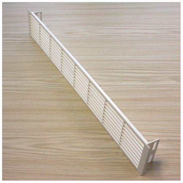 Tuuletusritilä Grip 85 x 595 mm valkoinen