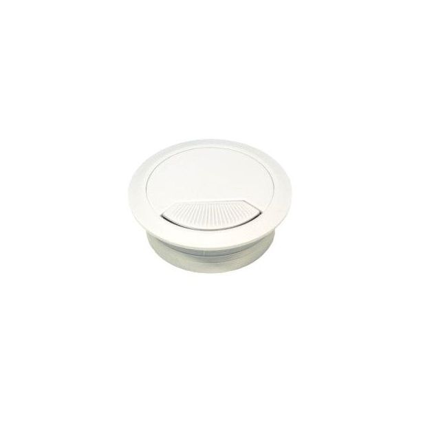Sähköjohdon läpivienti Grip Ø60mm valkoinen