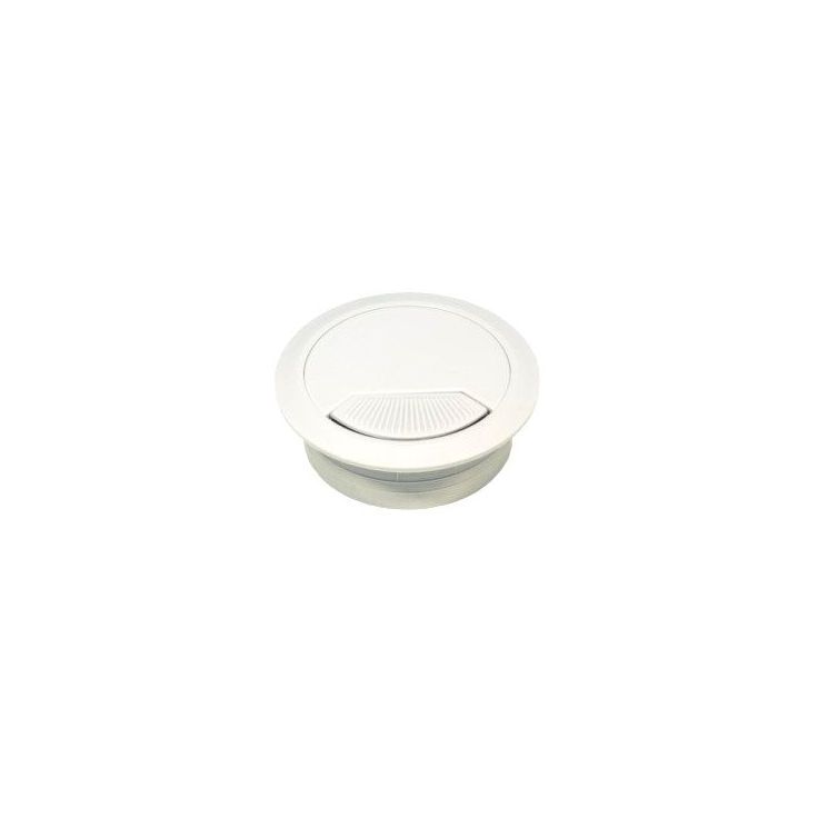 Sähköjohdon läpivienti Grip Ø80mm valkoinen