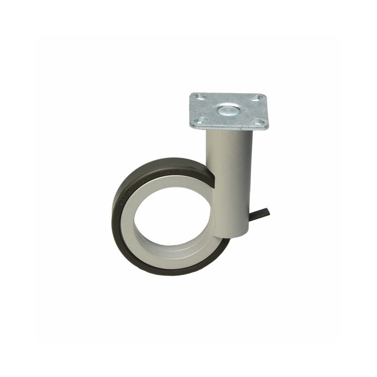 Kalustepyörä Grip Roto 100mm jarrulla harmaa