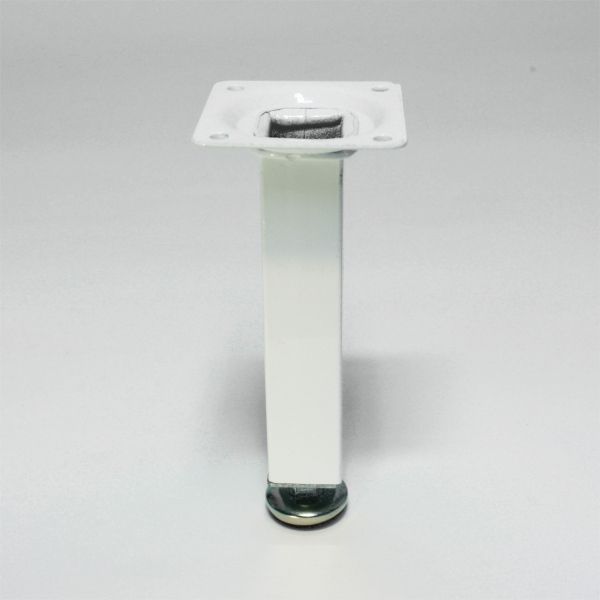 Kalustejalka Grip Neliö 200mm valkoinen