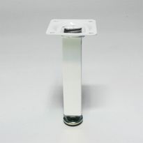 Kalustejalka Grip Neliö 200mm valkoinen