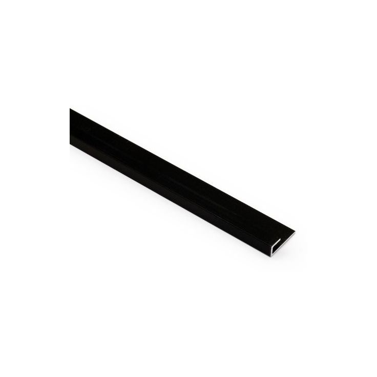 Laminaattilevyn päätylista Grip alumiini 650mm musta