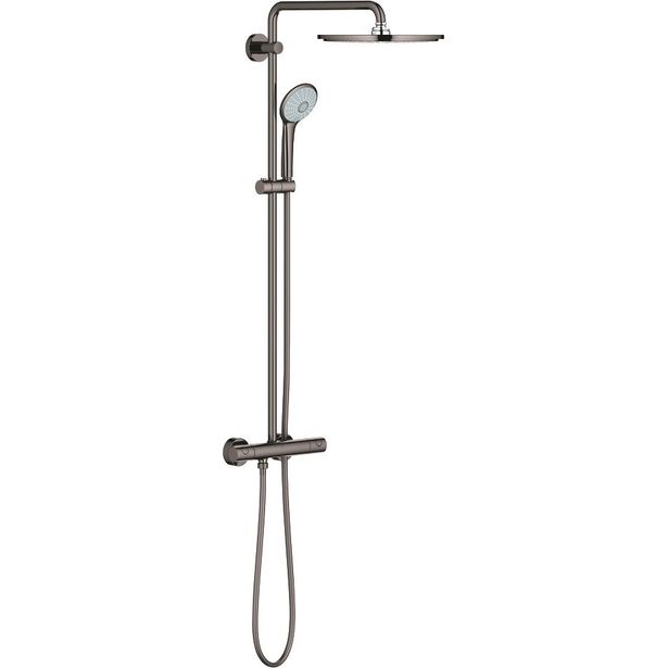 Sadesuihkusetti Grohe Euphoria System 310, termostaattihanalla, hard graphite
