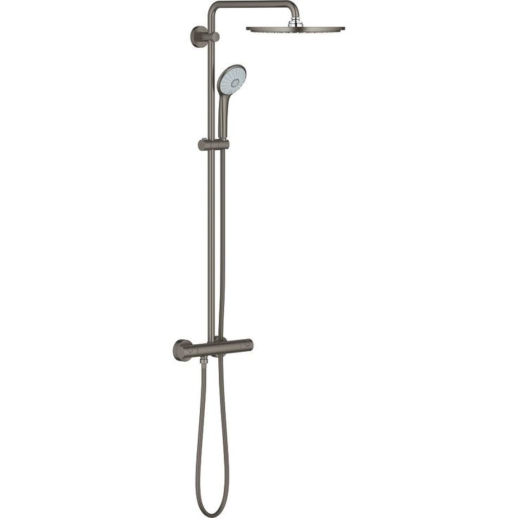 Sadesuihkusetti Grohe Euphoria System 310, termostaattihanalla, brushed hard graphite