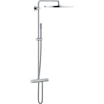 Sadesuihkusetti Grohe Rainshower 400, termostaattihanalla, suihkupää ⌀400mm, kiiltävä kromi.