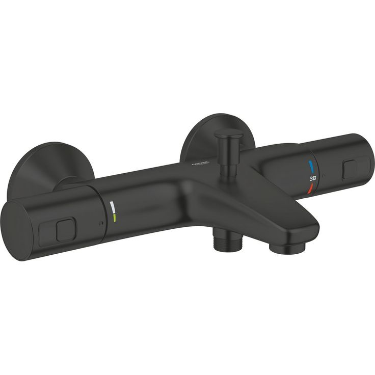 Termostaattihana Grohe Precision Start juoksuputkella, musta