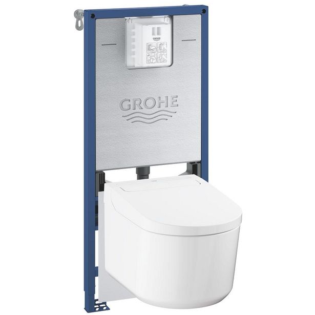 Seinä-WC-paketti Grohe Rapid SLX 4-in-1, valkoinen