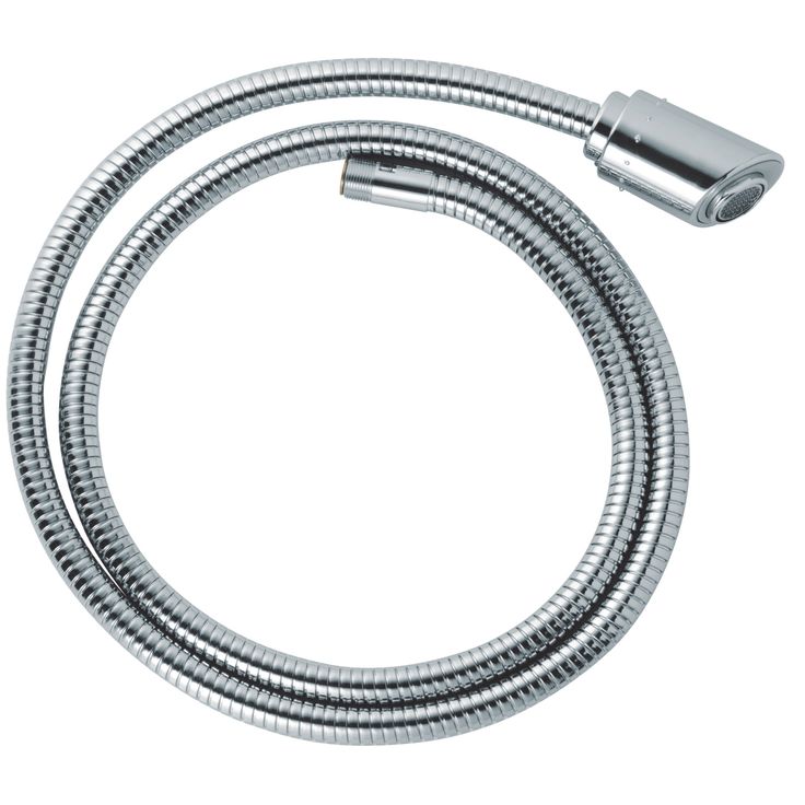 Varaosaletku + suutin Grohe, ulosvedettävälle juoksuputkelle, v. 2006 asti, Verkkokaupan poistotuote