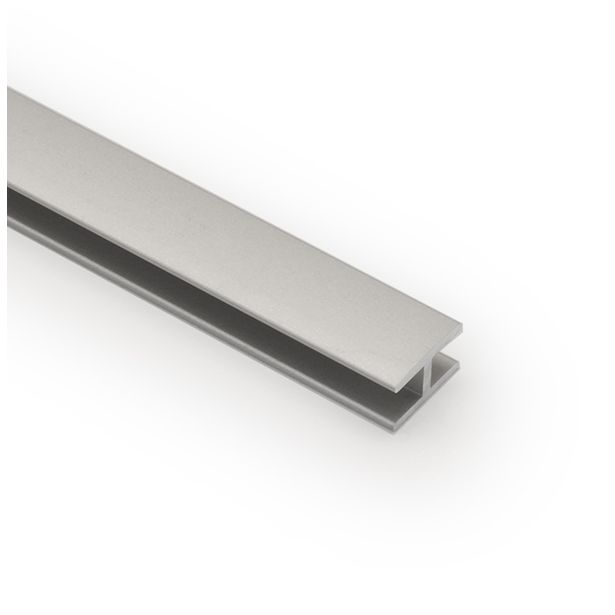Jatkolista Aluco välitilalevylle, H-profiili, silver, 3650mm