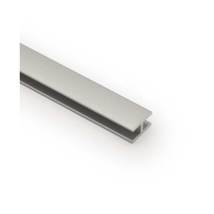 Jatkolista Aluco välitilalevylle, H-profiili, silver, 3650mm