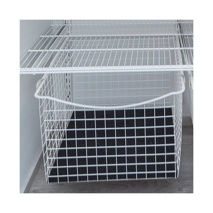 Ulosvedettävä lankakori Norscan Roller Wall System, M60, 330mm, valkoinen