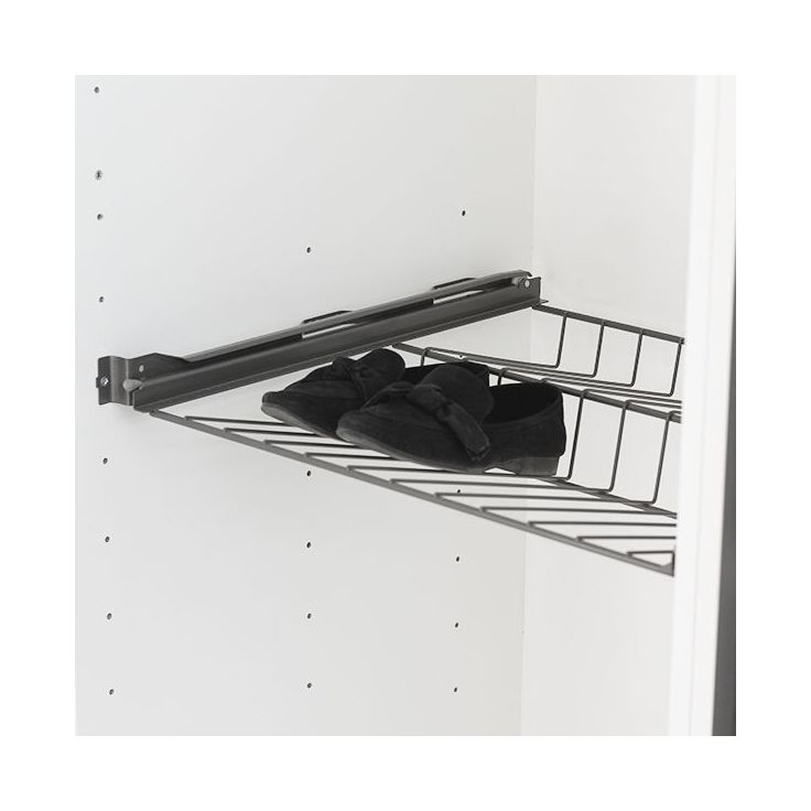 Ulosvedettävä kenkähylly Norscan Roller, M60, antrasiitti