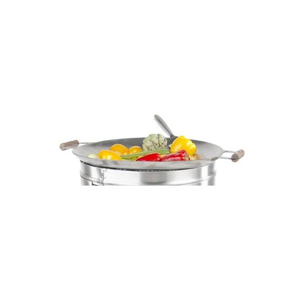 Wokkipannu telineellä GrillSymbol PRO-460-malleihin, Ø 45cm